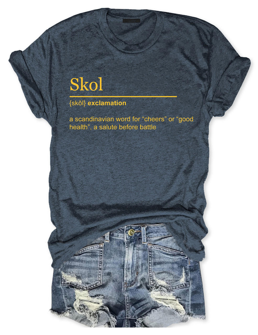 Minnesota Vikings Skol Football T-Shirt
