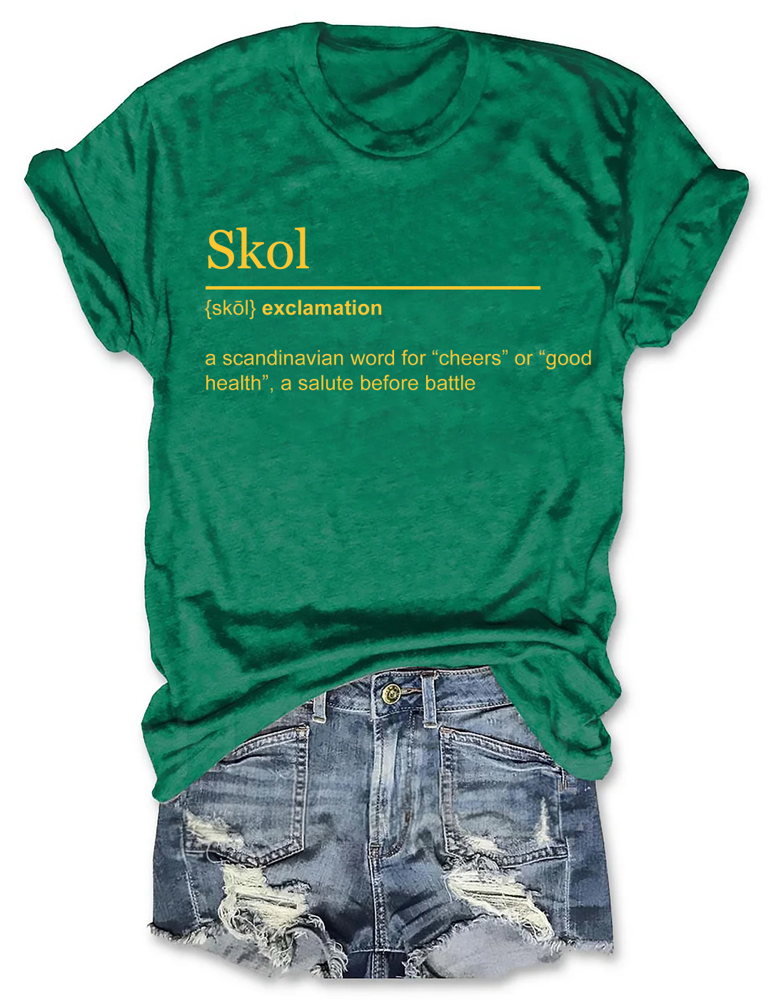 Minnesota Vikings Skol Football T-Shirt