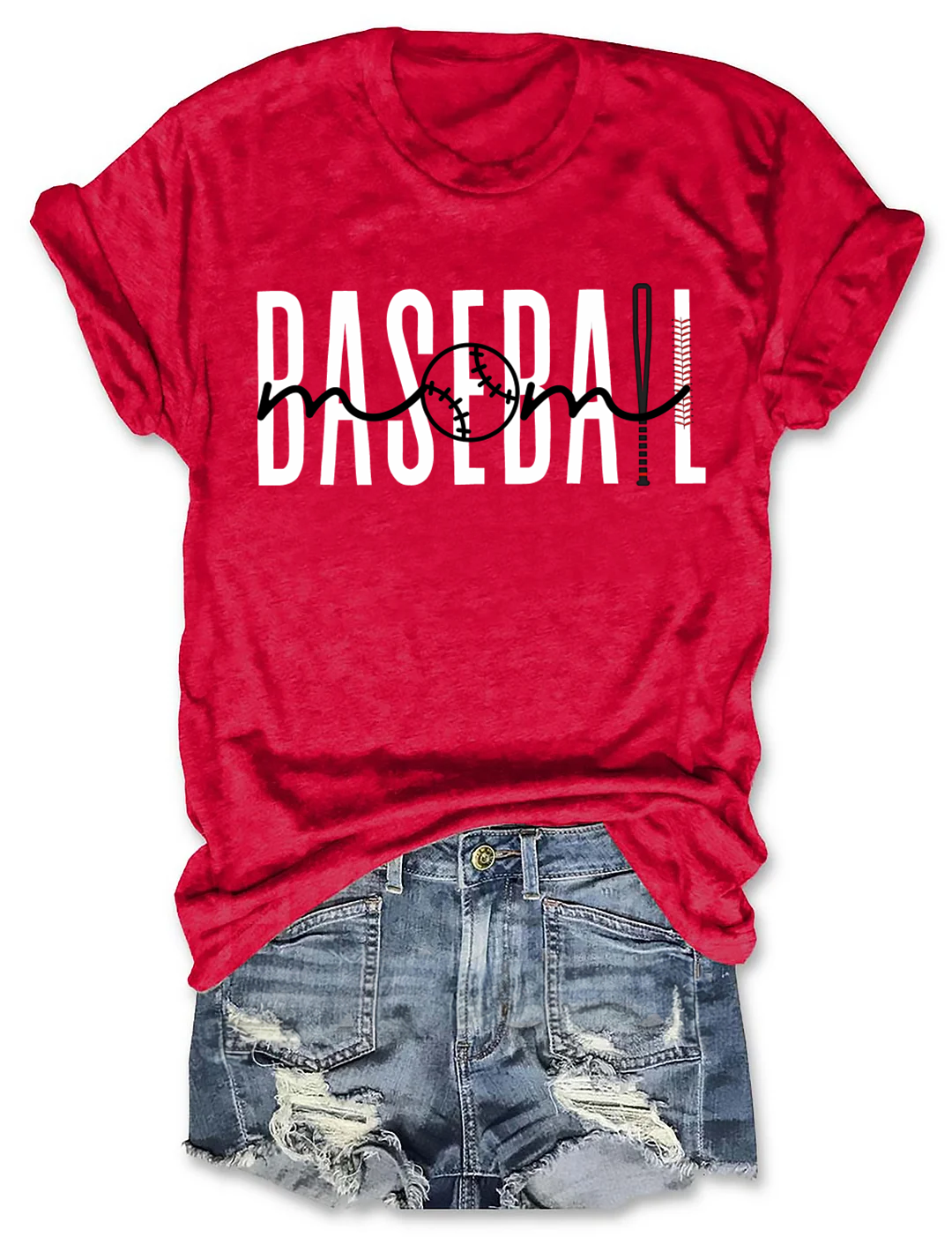 Mom Baseball Club T-shirt