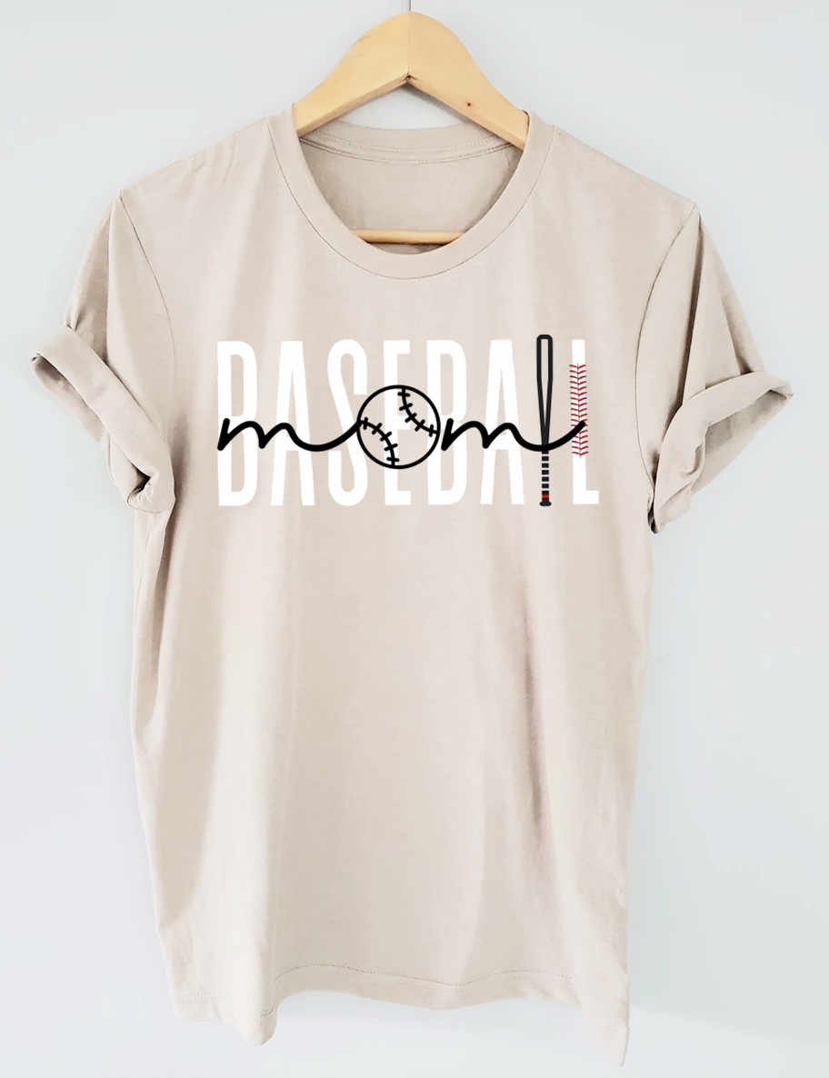 Mom Baseball Club T-shirt