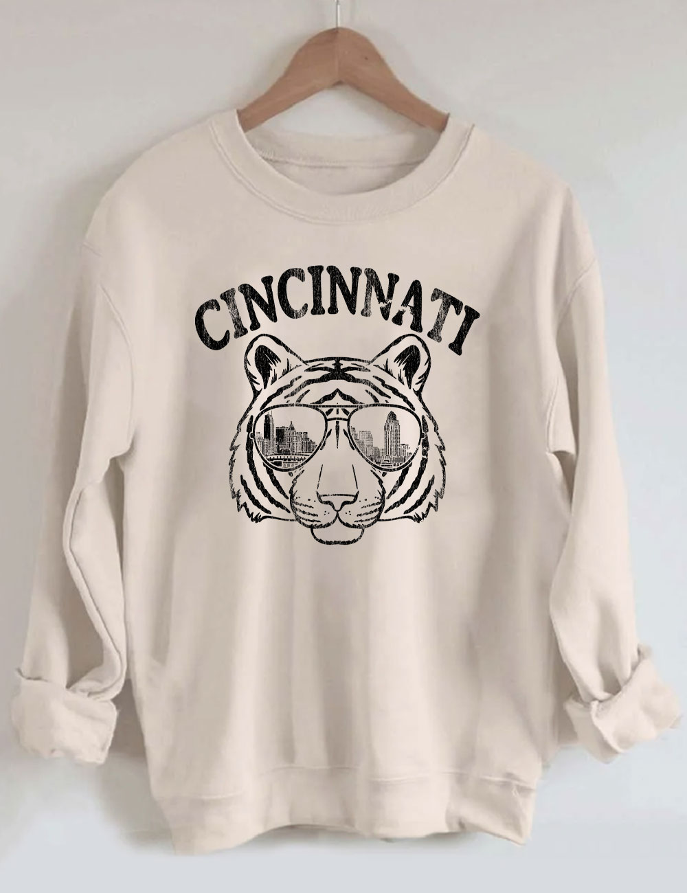 Cincinnati Bengals Hoodie Cincinnati Football Is Life Retro