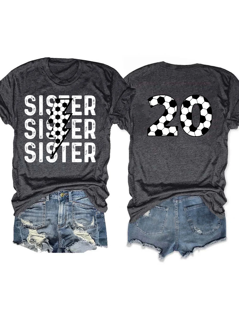 Custom Soccer Sister T-shirt