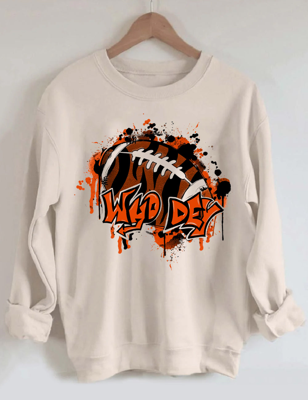 [Pre Sale] Cincinnati Bengals Who Dey Football Sweatshirt