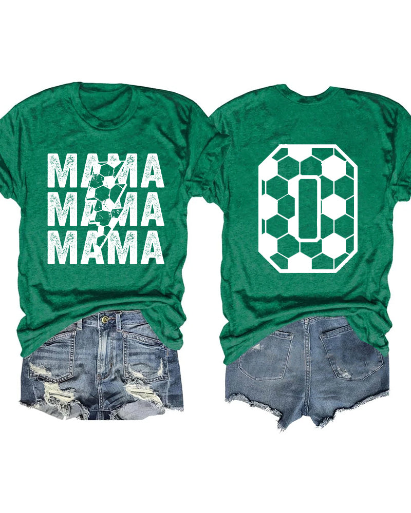 Soccer Mom Number Customization T-shirt