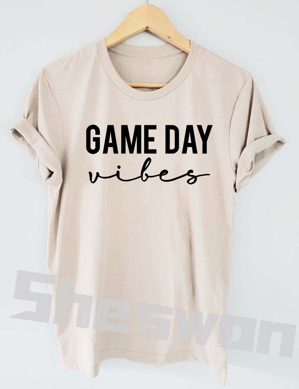 Game Day Vibes Baseball Personalized Number T-shirt