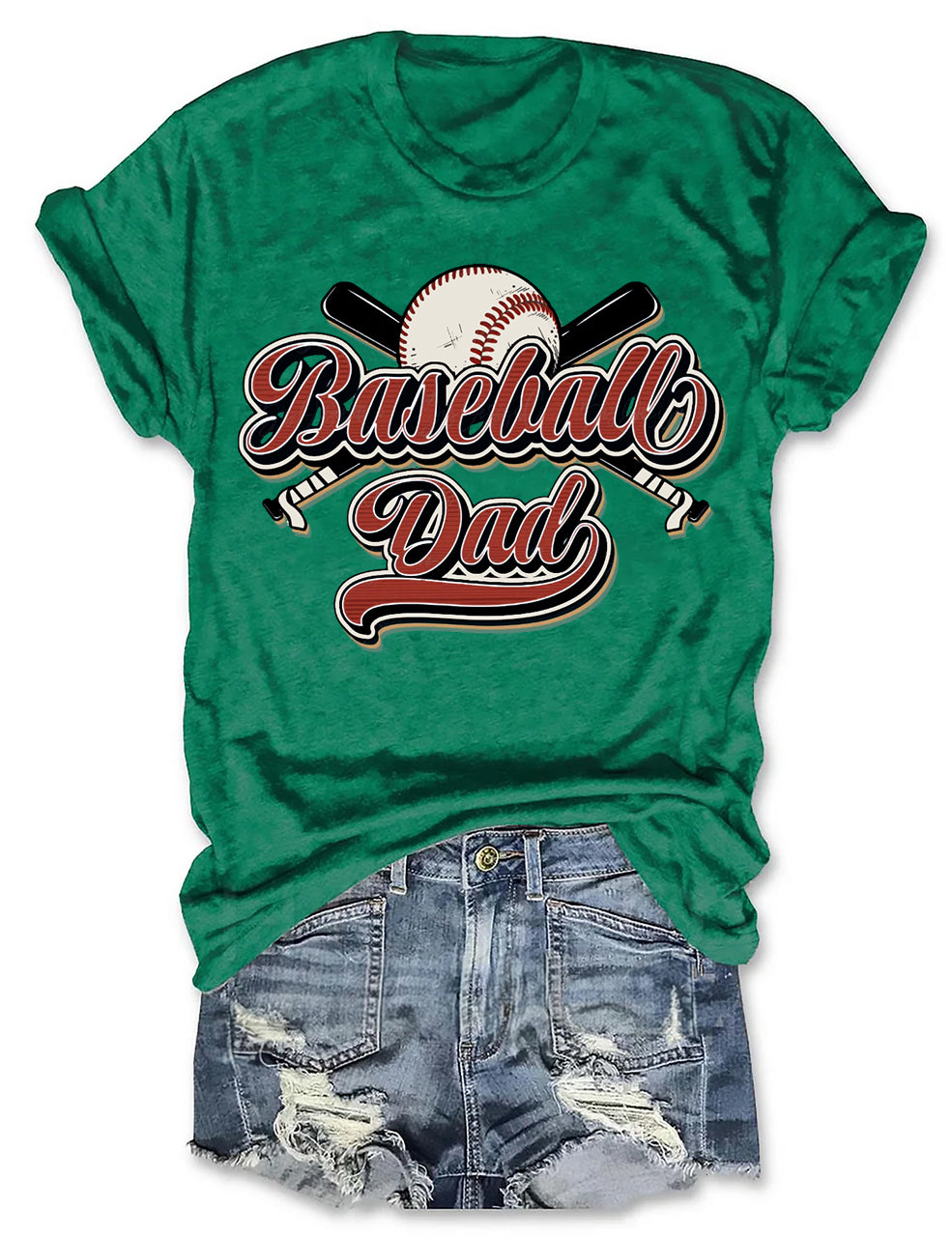Retro Baseball dad T-shirt