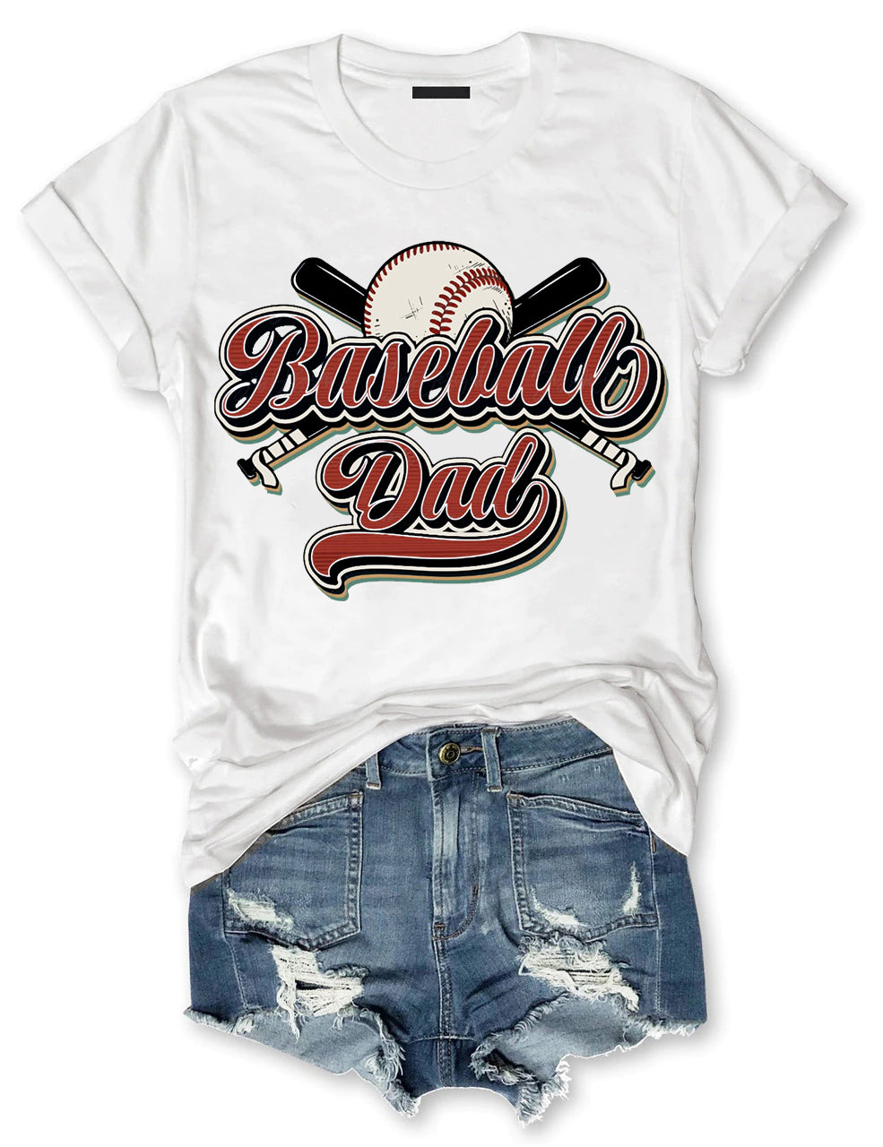 Retro Baseball dad T-shirt