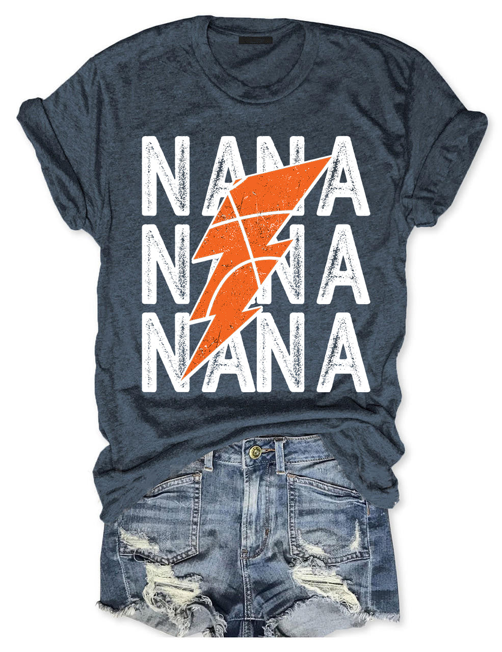 Basketball Nana Personalized Number And Name T-shirt
