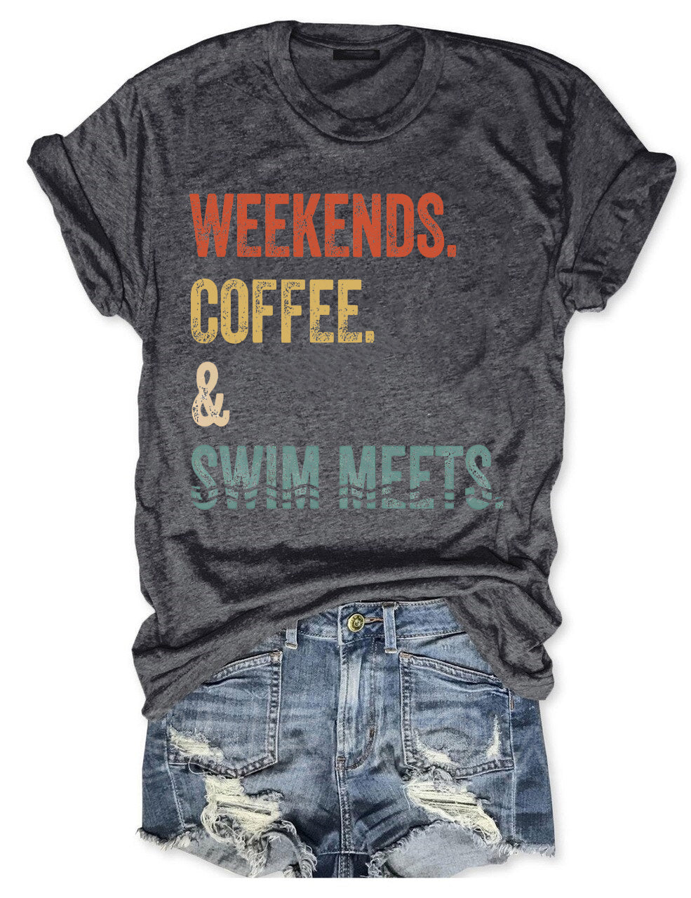 Weekends Coffee & Swim Meets T-shirt