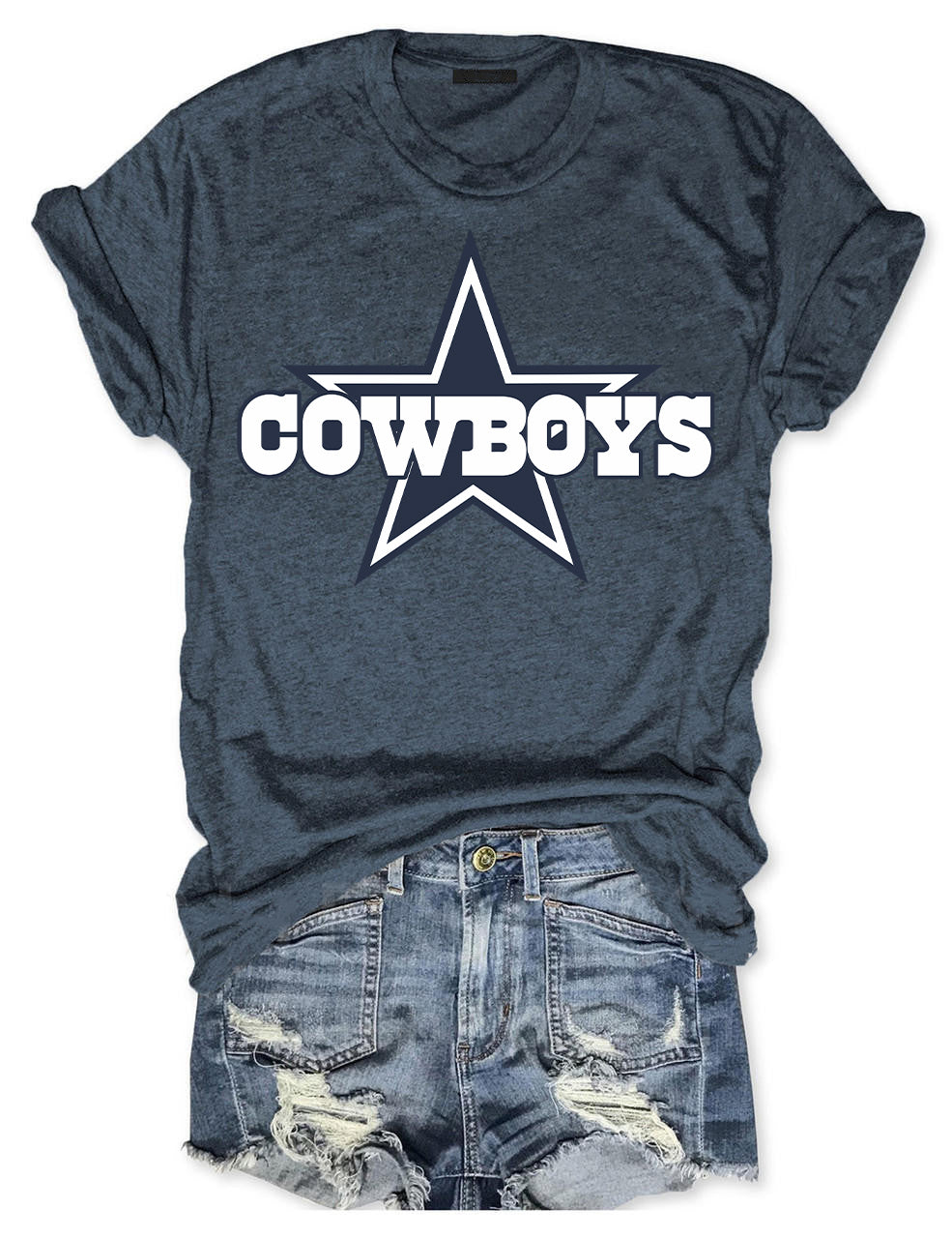 Dallas Cowboys Football Customized Name And Number T-shirt