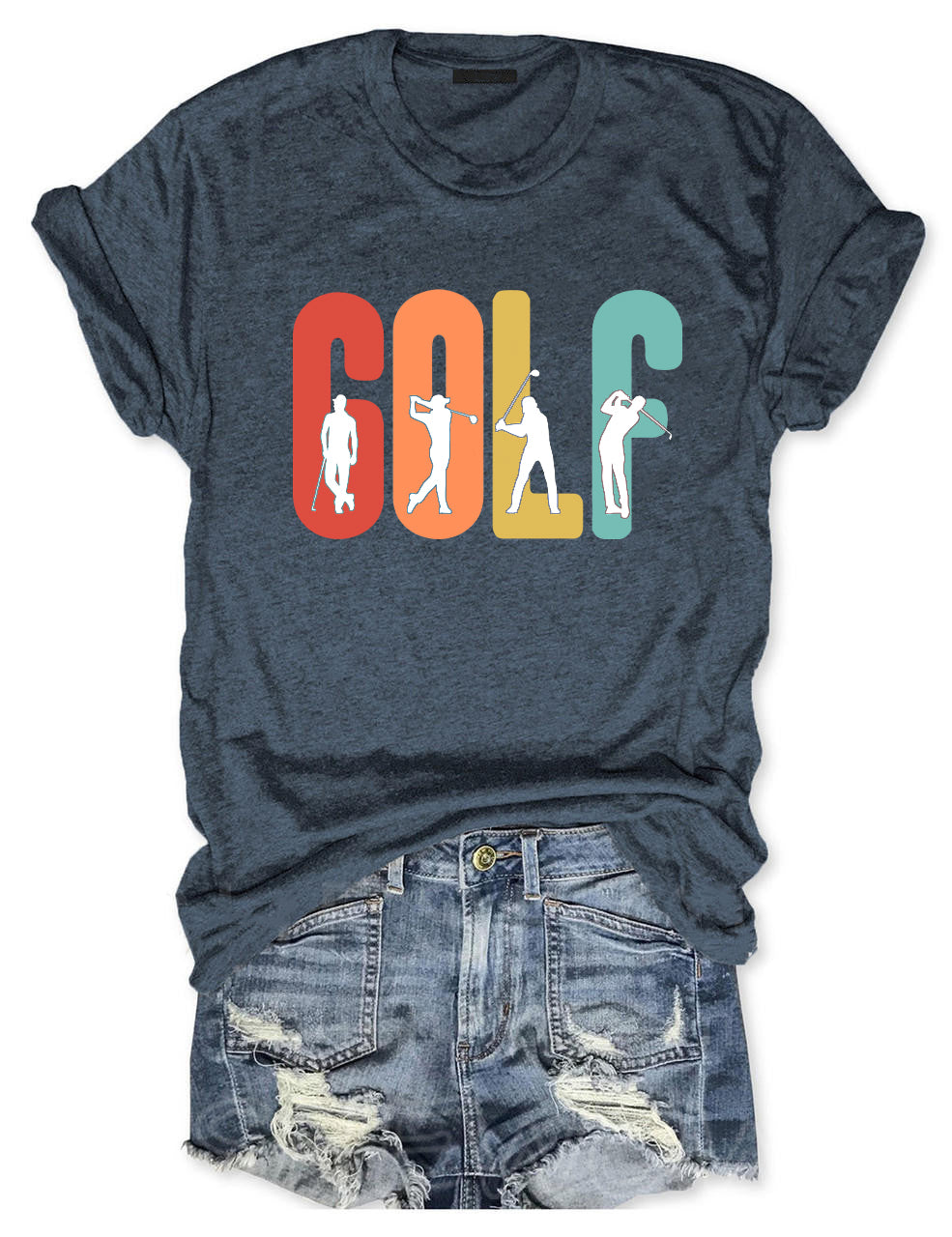 Rainbow Golf  T-shirt
