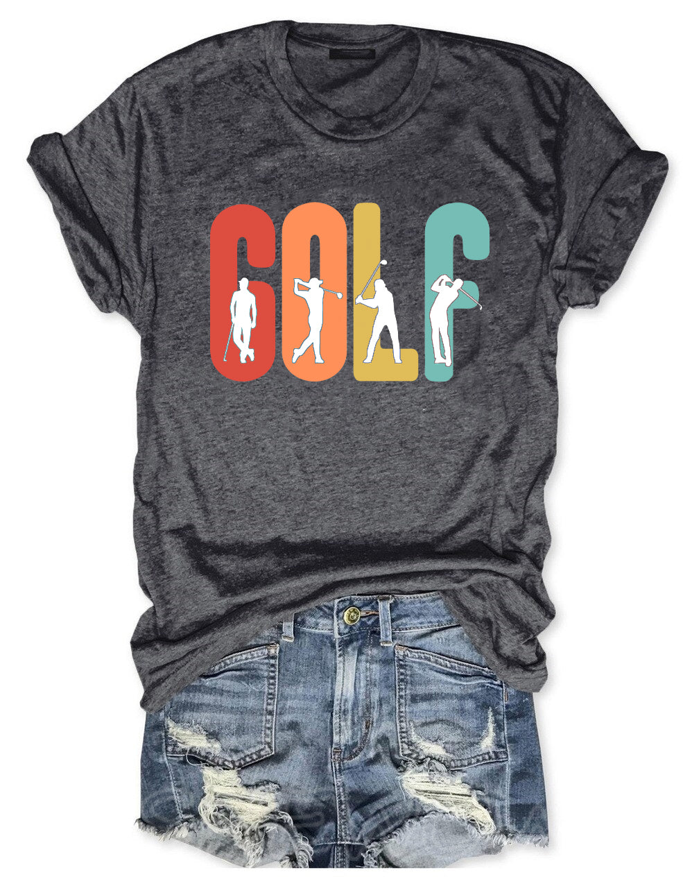 Rainbow Golf  T-shirt