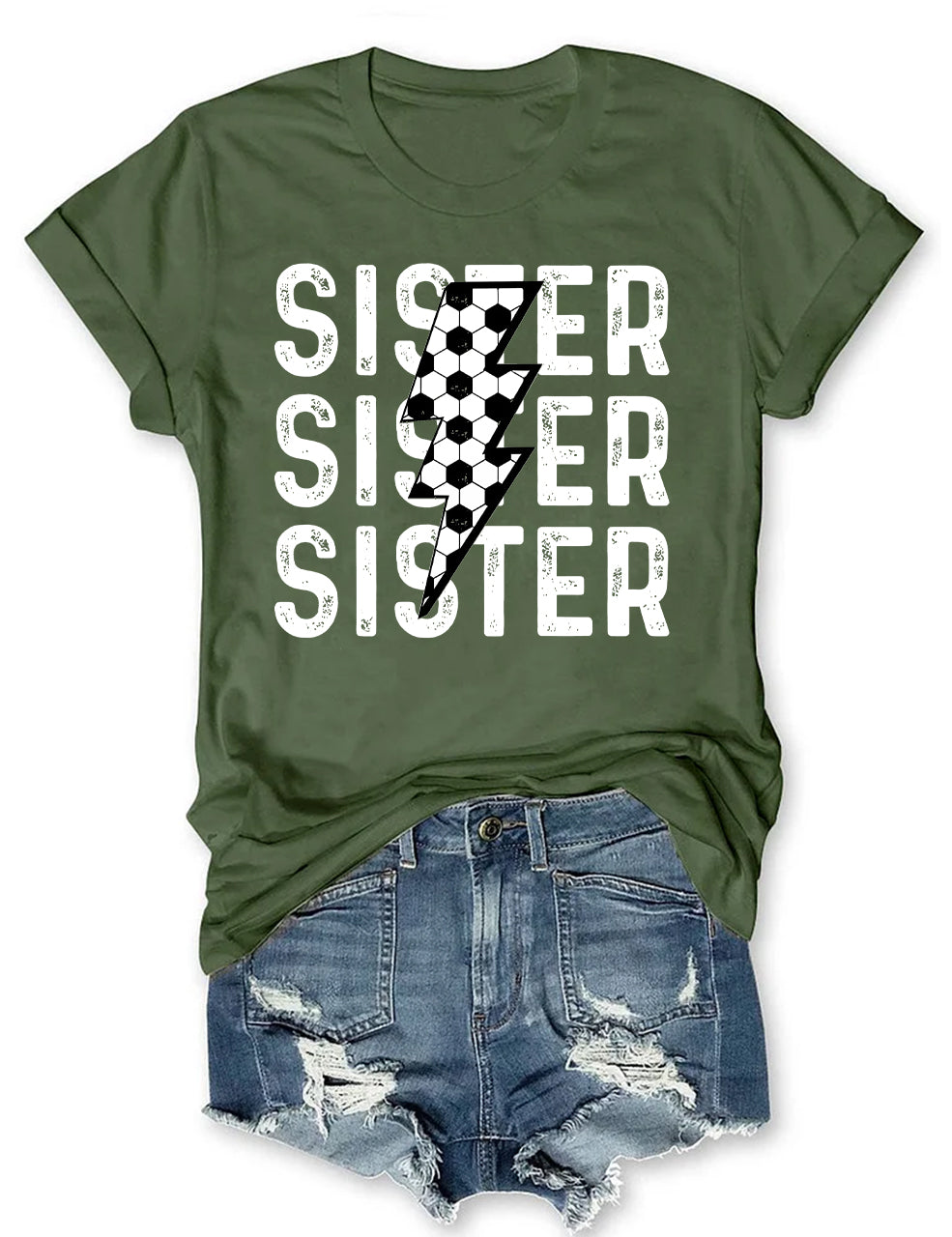 Custom Soccer Sister T-shirt