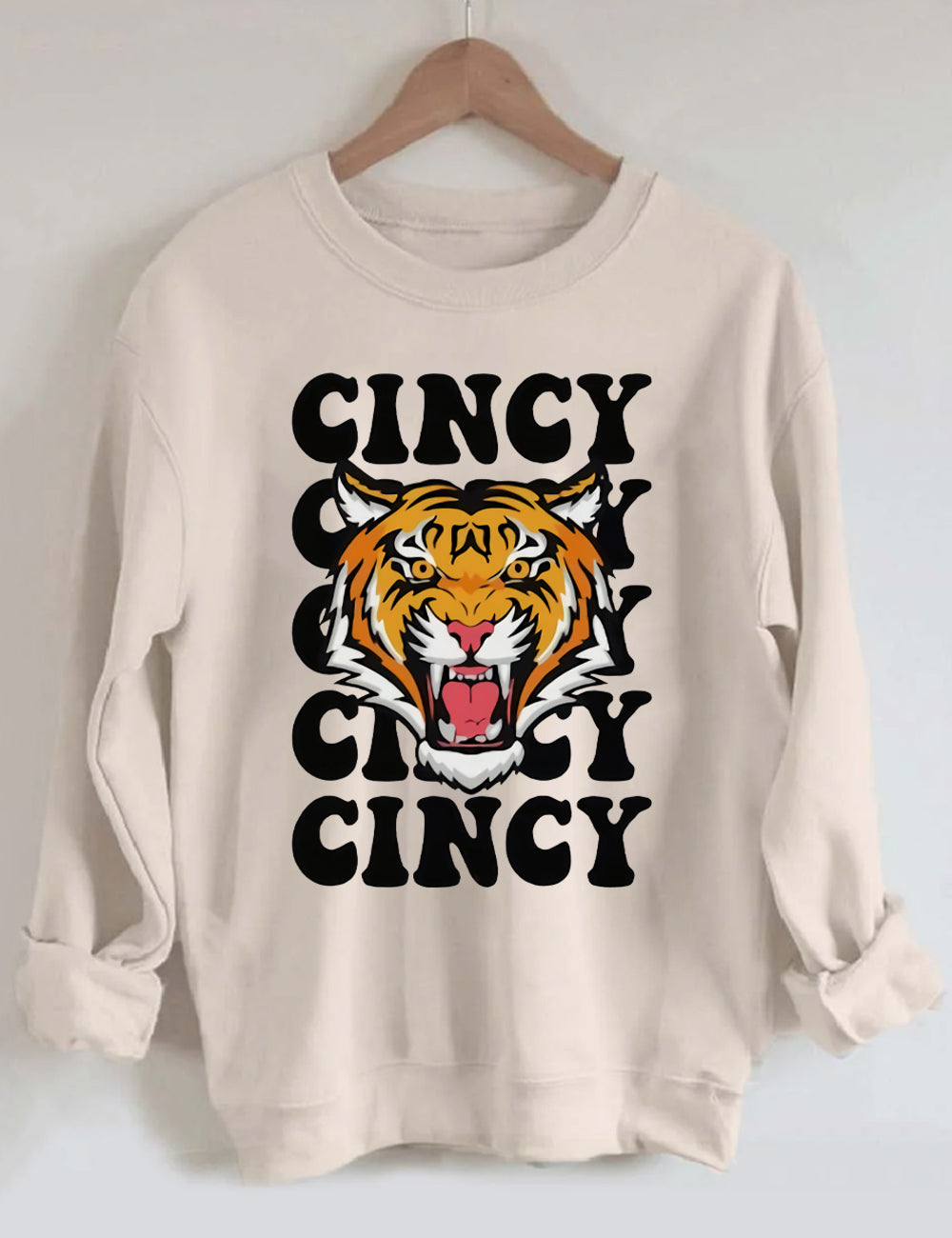 [Pre Sale] Cincy Retro Bengal Tiger Football Sweatshirt