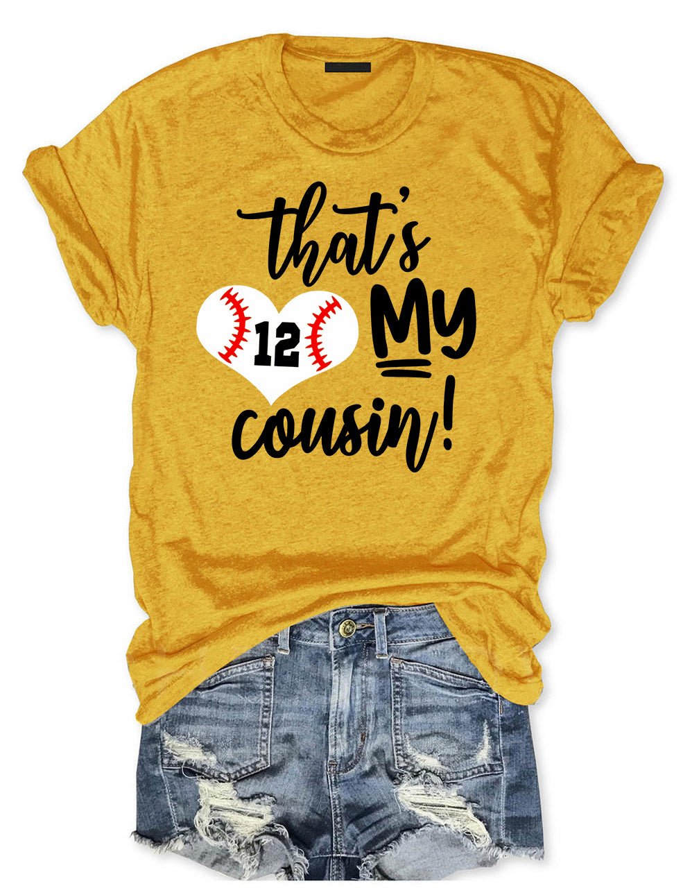 That's My Cousin Baseball T-shirt