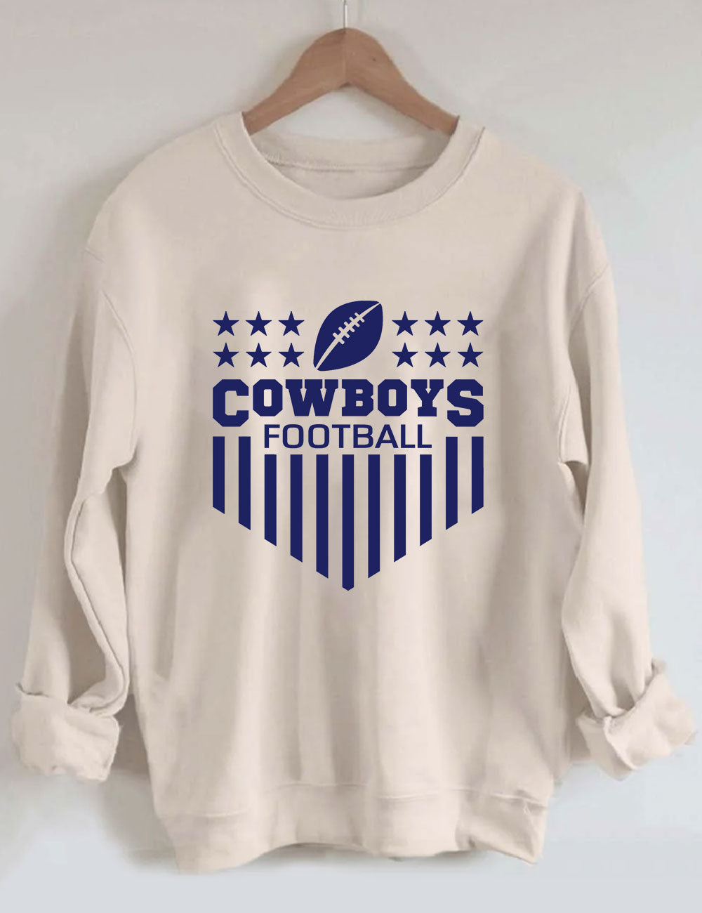 Cowboy Star Football Sweatshirt