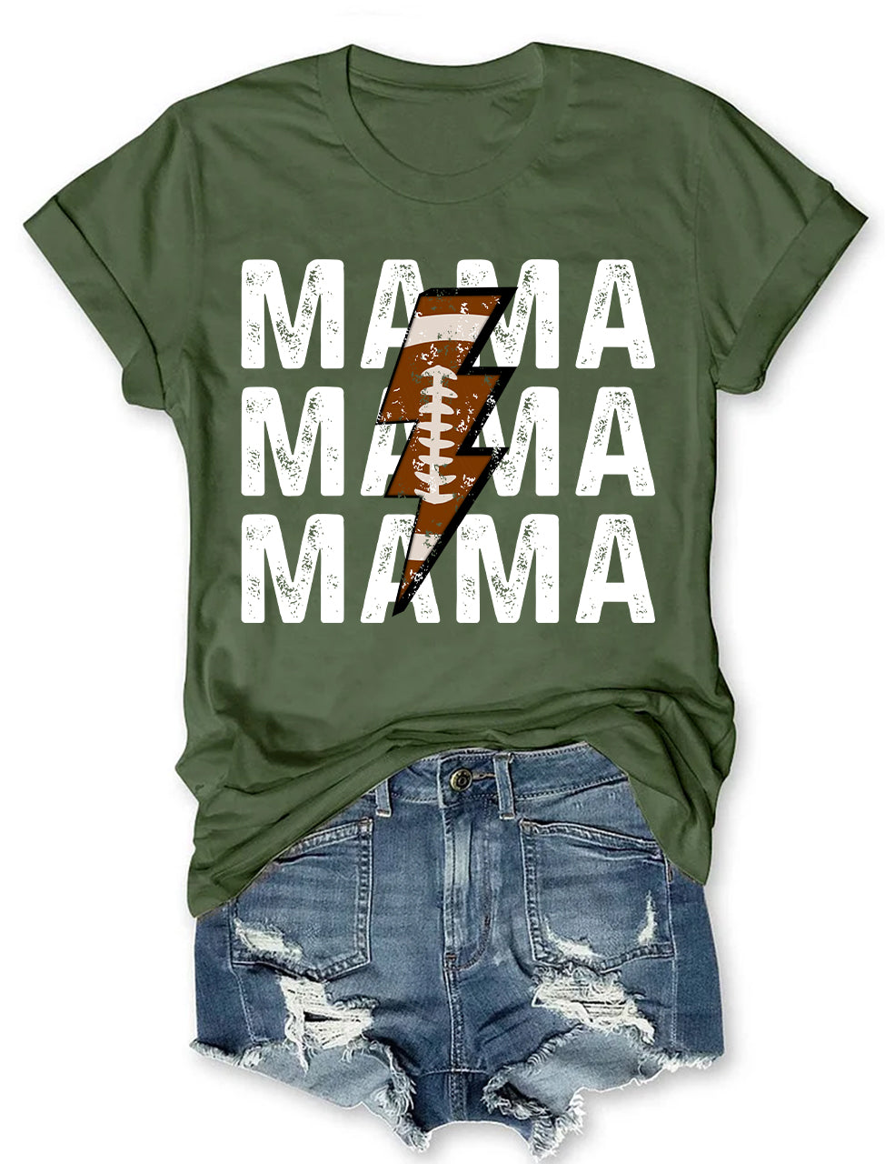 Football Mama Custom T-shirt