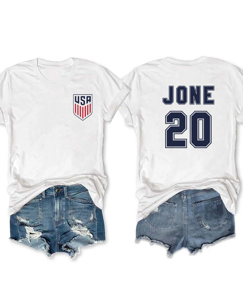 Usa Soccer Custom T-shirt