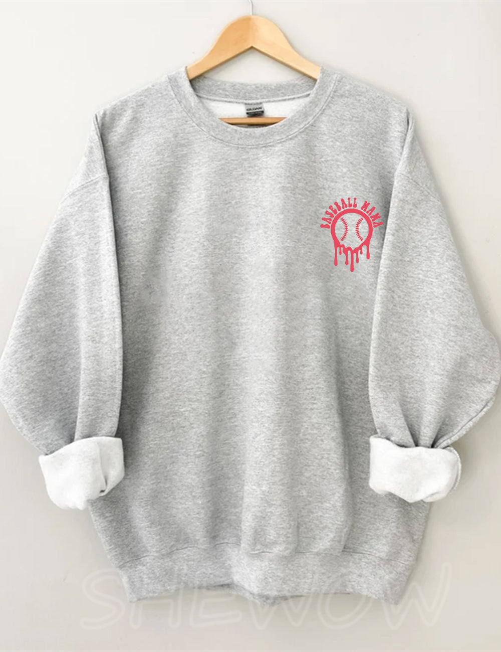 Somebody's Loud Mouth Baseball Mama Sweatshirt