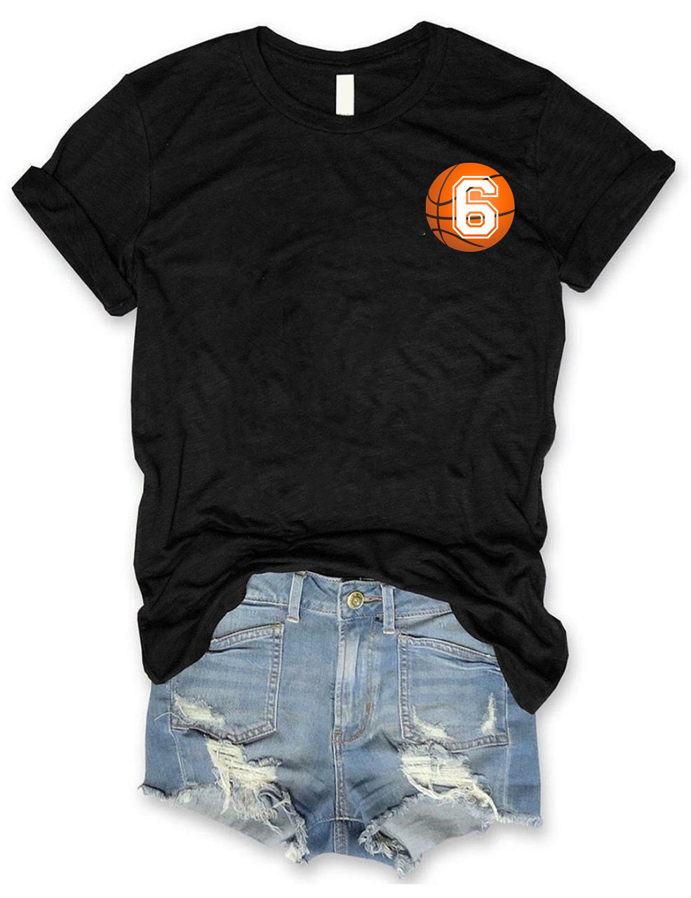 Custom Basketball Custom Number T-shirt