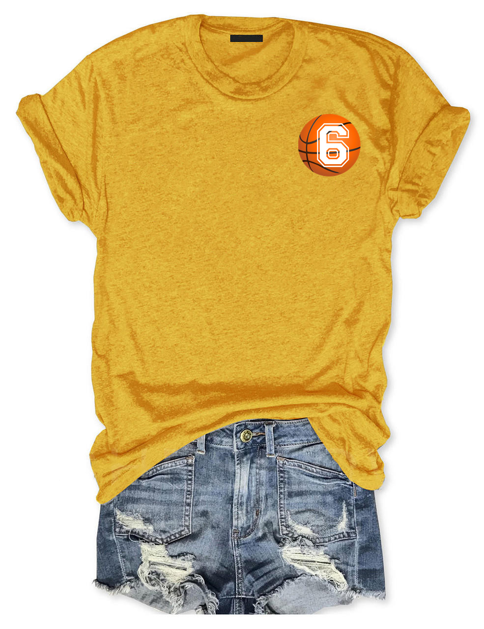 Custom Basketball Custom Number T-shirt