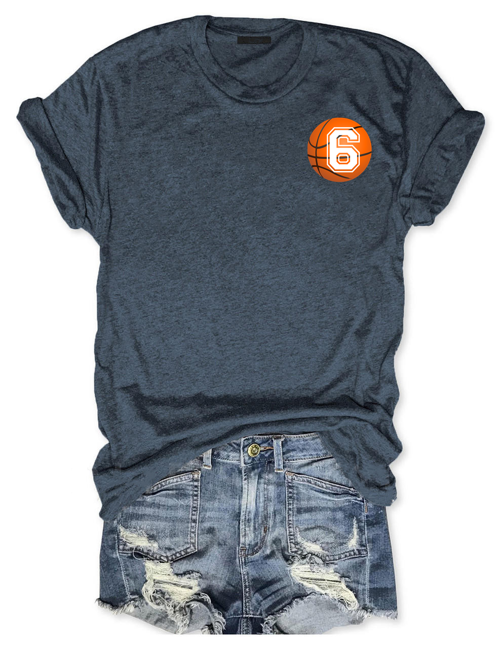 Custom Basketball Custom Number T-shirt