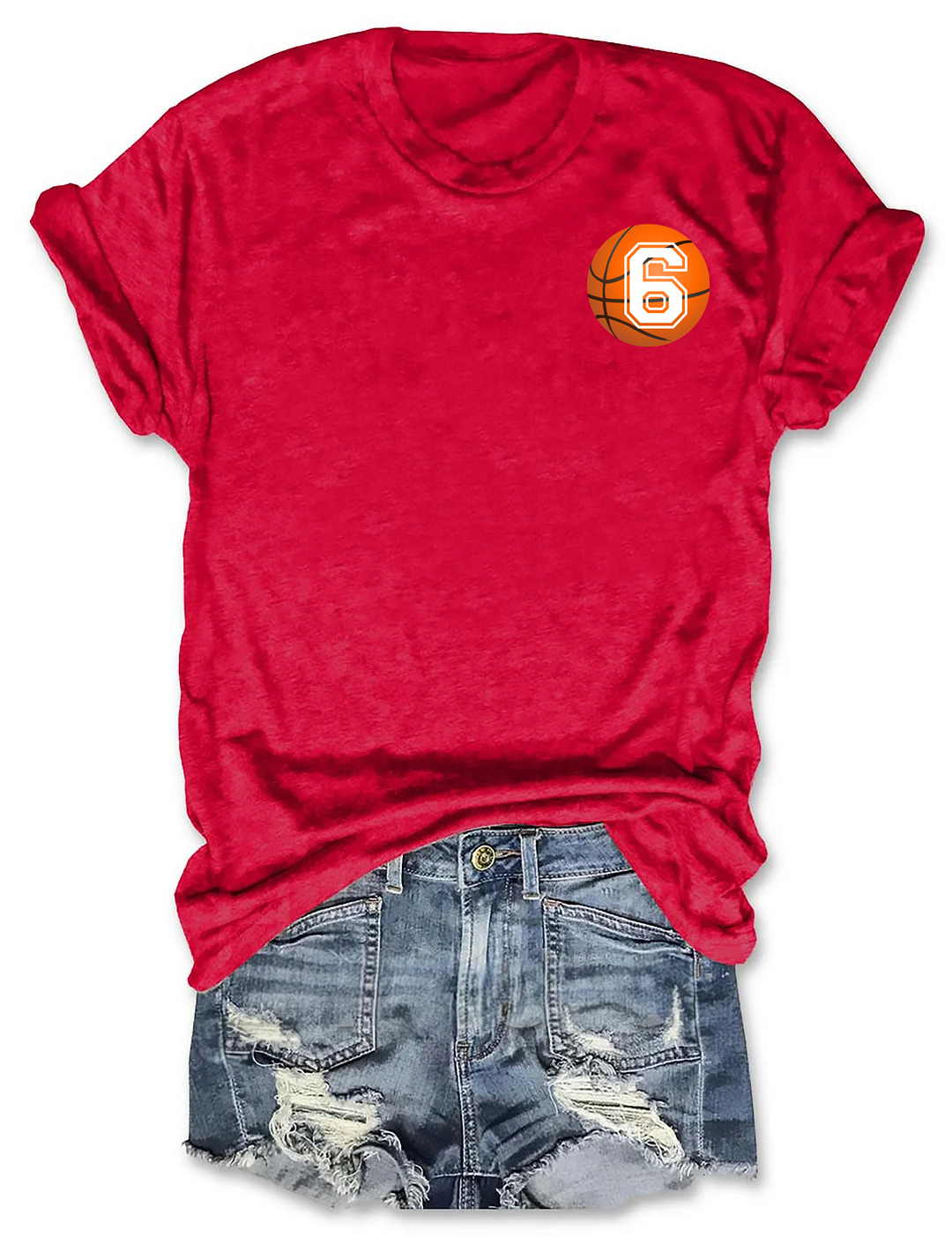 Custom Basketball Custom Number T-shirt