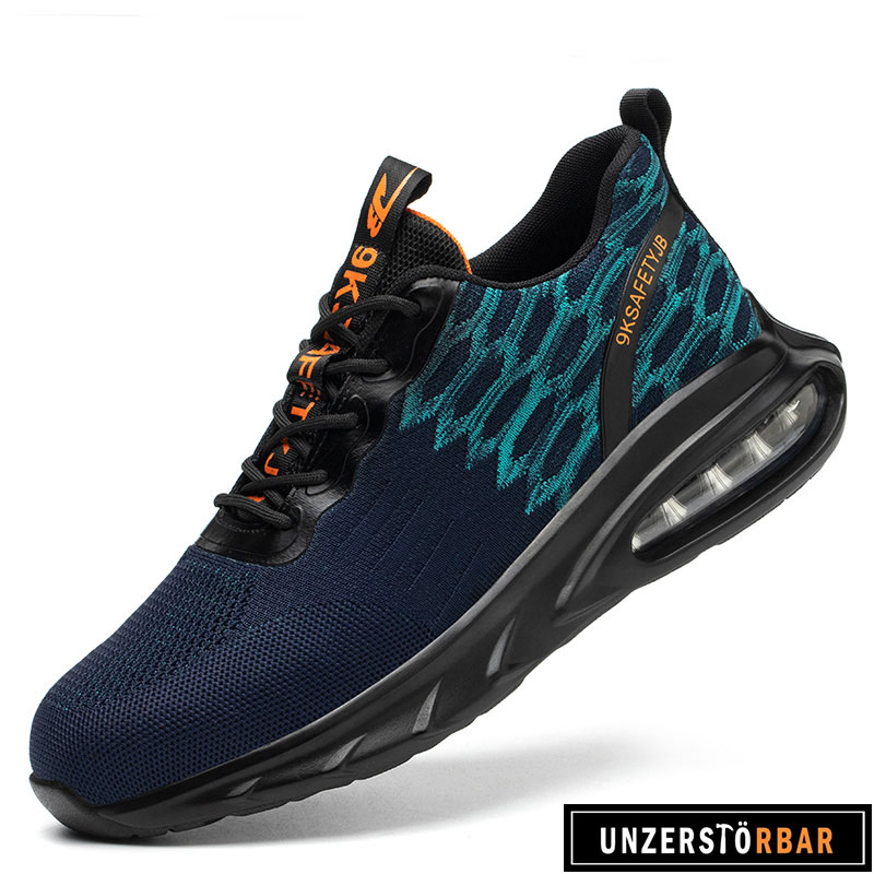 PRALLEN-BLAU-UNZERSTÖRBAR-Sicherheitsschuhe-Arbeitsschuhe