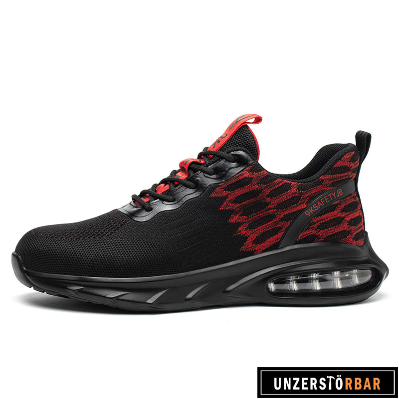 PRALLEN-ROT-UNZERSTÖRBAR-Sicherheitsschuhe-Arbeitsschuhe