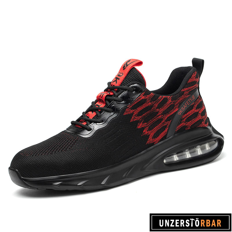 PRALLEN-ROT-UNZERSTÖRBAR-Sicherheitsschuhe-Arbeitsschuhe