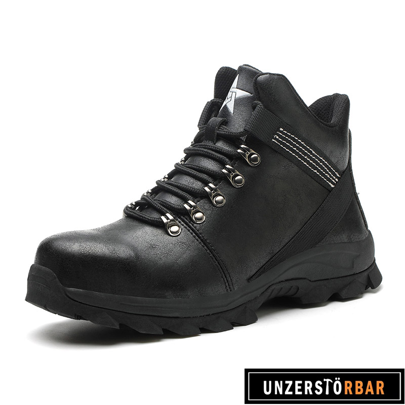 STERN-SCHWARZ-UNZERSTÖRBAR-Sicherheitsschuhe-Arbeitsschuhe