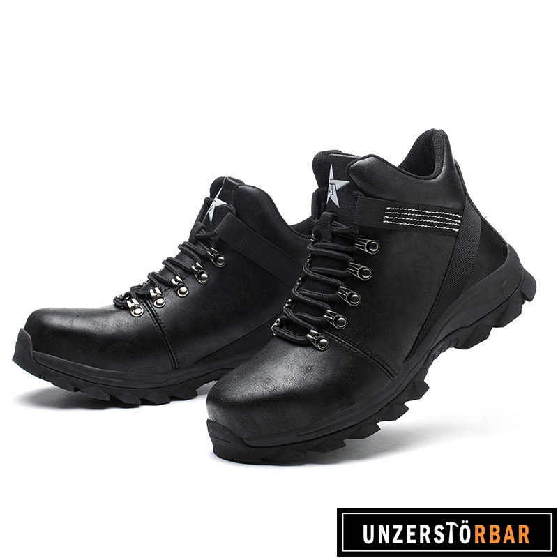 STERN-SCHWARZ-UNZERSTÖRBAR-Sicherheitsschuhe-Arbeitsschuhe