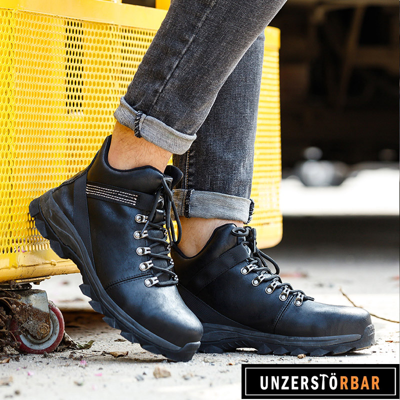 STERN-SCHWARZ-UNZERSTÖRBAR-Sicherheitsschuhe-Arbeitsschuhe