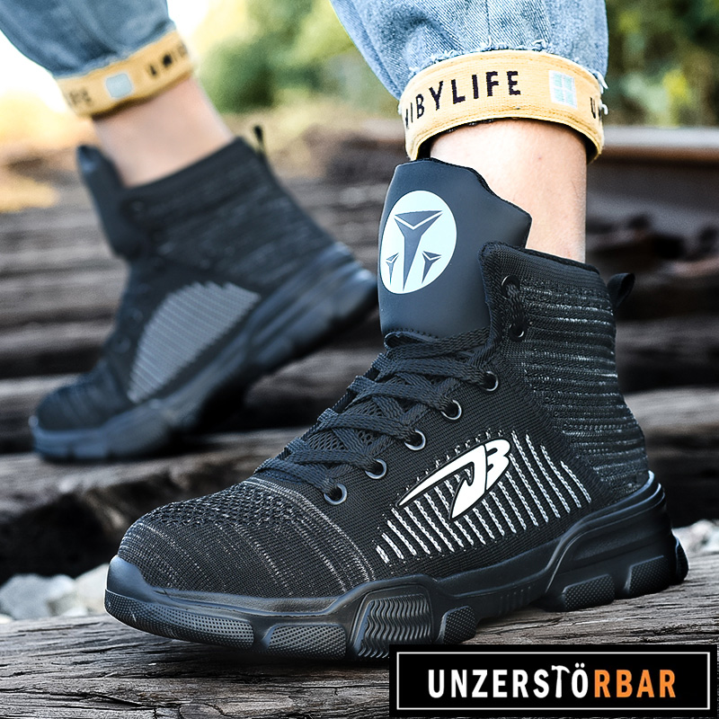 BUMMEL 2.0-GRAU-UNZERSTÖRBAR-Sicherheitsschuhe-Arbeitsschuhe