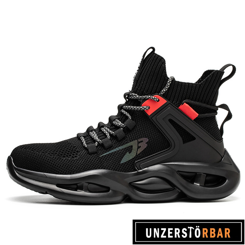 KLASSISCH 1.5-SCHWARZ-UNZERSTÖRBAR-Sicherheitsschuhe-Arbeitsschuhe