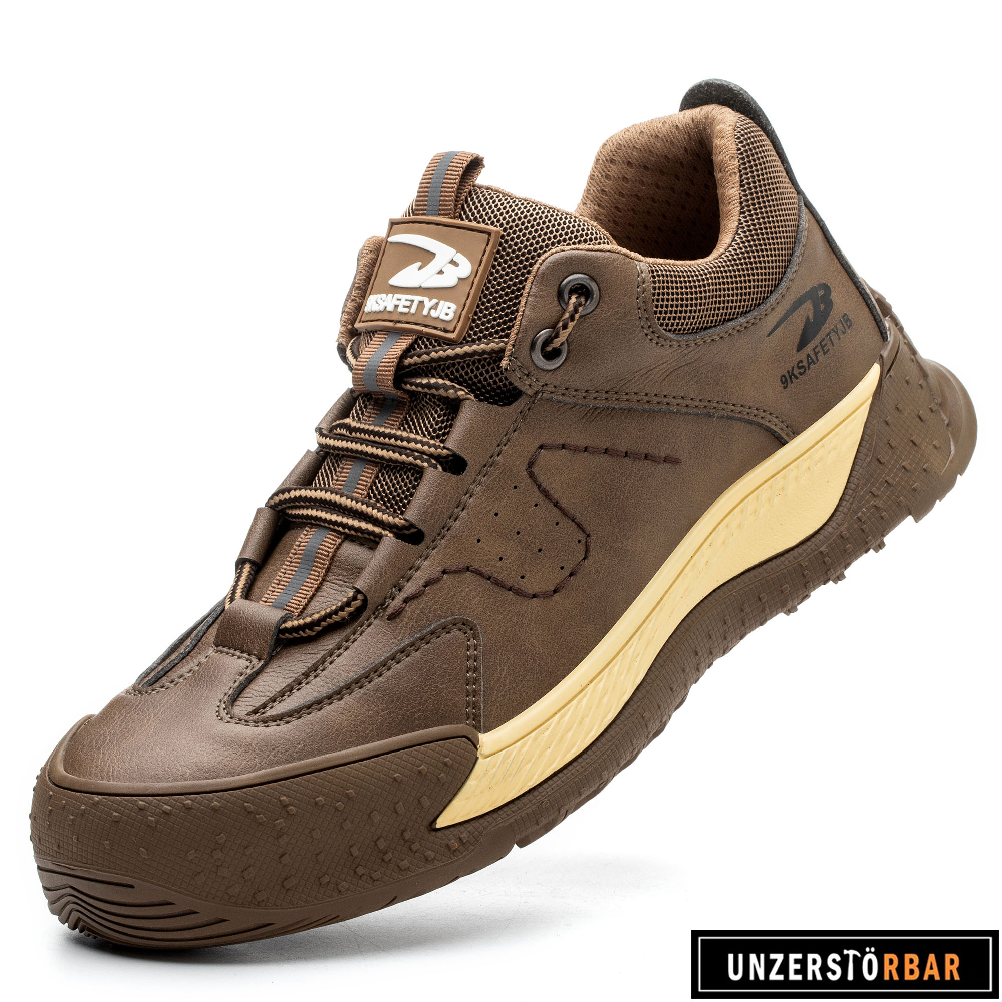RUSTUNG-BRAUN-UNZERSTÖRBAR-Sicherheitsschuhe-Arbeitsschuhe