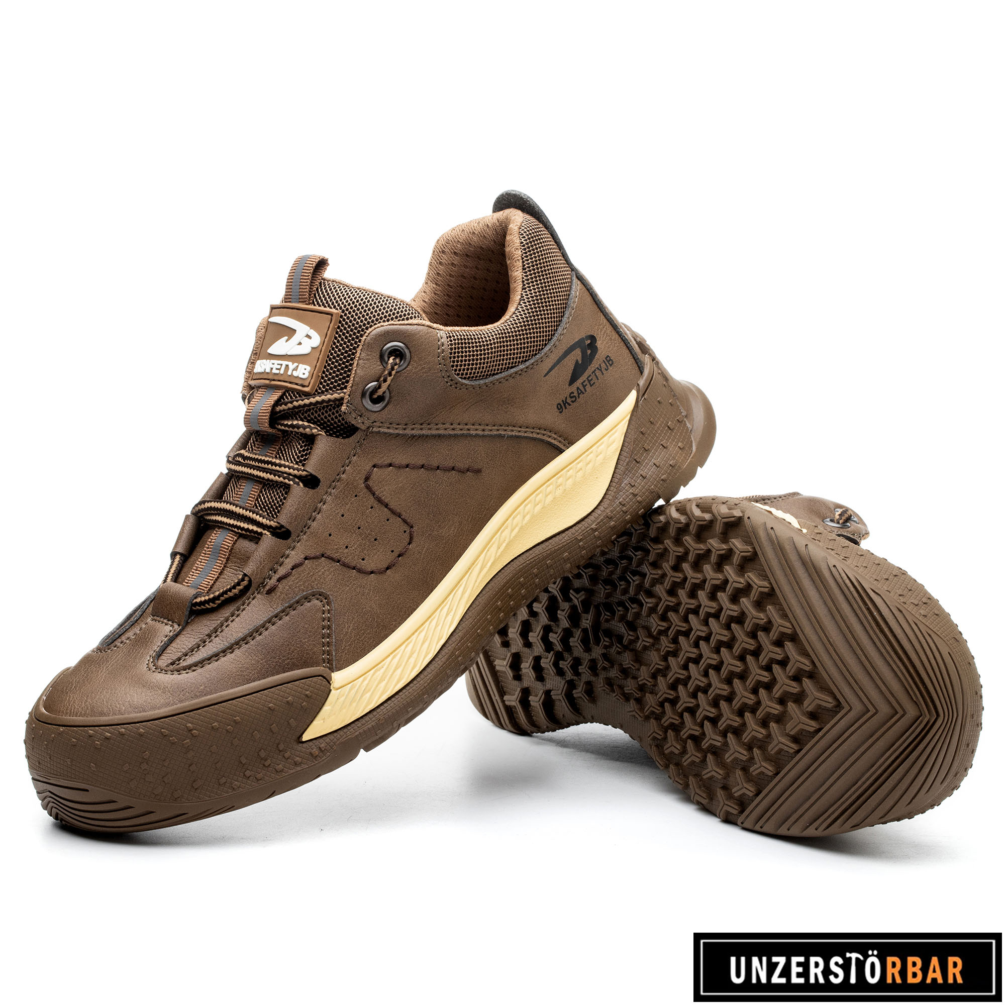 RUSTUNG-BRAUN-UNZERSTÖRBAR-Sicherheitsschuhe-Arbeitsschuhe