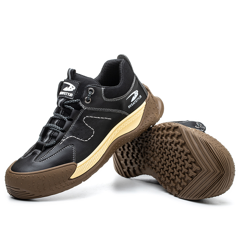 RUSTUNG-SCHWARZ-UNZERSTÖRBAR-Sicherheitsschuhe-Arbeitsschuhe