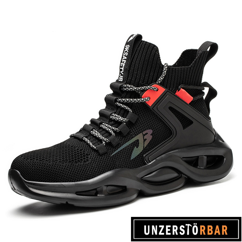 KLASSISCH 1.5-SCHWARZ-UNZERSTÖRBAR-Sicherheitsschuhe-Arbeitsschuhe