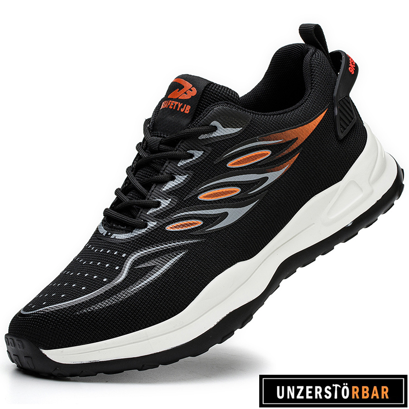 FLIEGE-ORANGE-UNZERSTÖRBAR-Sicherheitsschuhe-Arbeitsschuhe