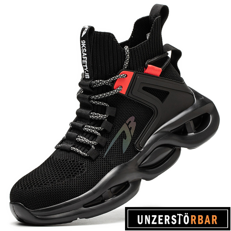 KLASSISCH 1.5-SCHWARZ-UNZERSTÖRBAR-Sicherheitsschuhe-Arbeitsschuhe
