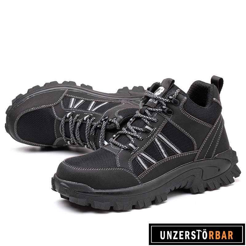 FELSEN-SCHWARZ-UNZERSTÖRBAR-Sicherheitsschuhe-Arbeitsschuhe
