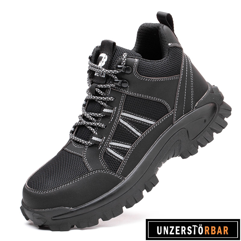 FELSEN-SCHWARZ-UNZERSTÖRBAR-Sicherheitsschuhe-Arbeitsschuhe