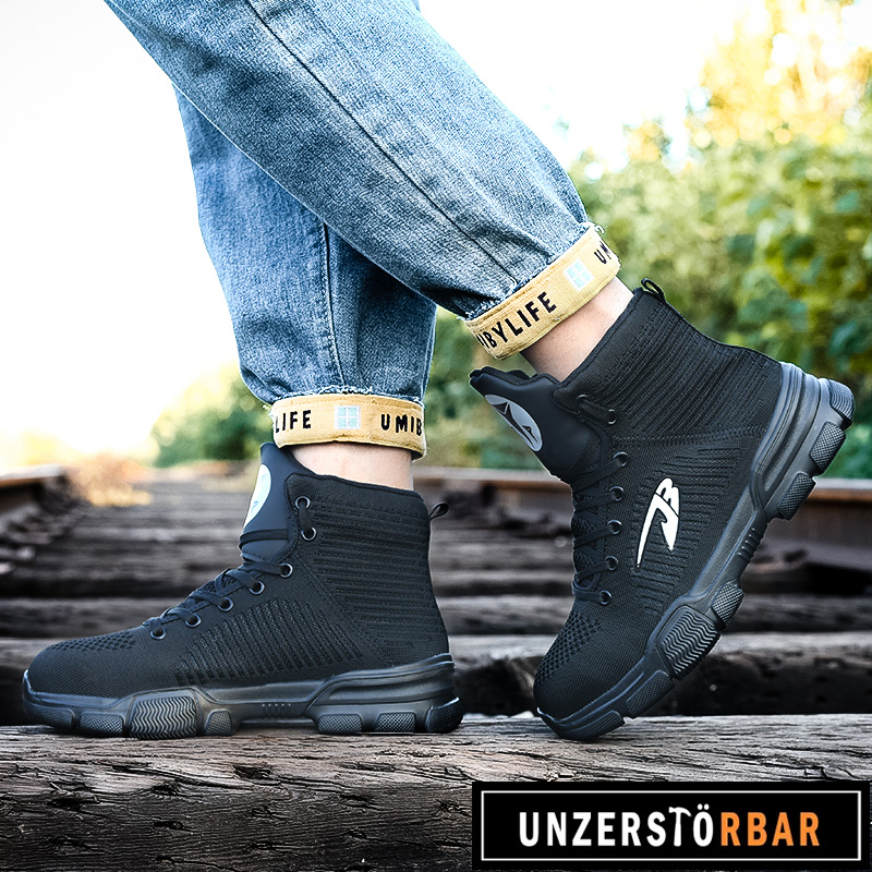 BUMMEL 2.0-SCHWARZ-UNZERSTÖRBAR-Sicherheitsschuhe-Arbeitsschuhe
