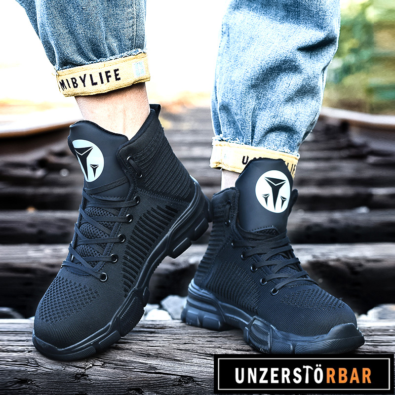 BUMMEL 2.0-SCHWARZ-UNZERSTÖRBAR-Sicherheitsschuhe-Arbeitsschuhe