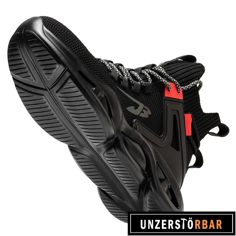 KLASSISCH 1.5-SCHWARZ-UNZERSTÖRBAR-Sicherheitsschuhe-Arbeitsschuhe