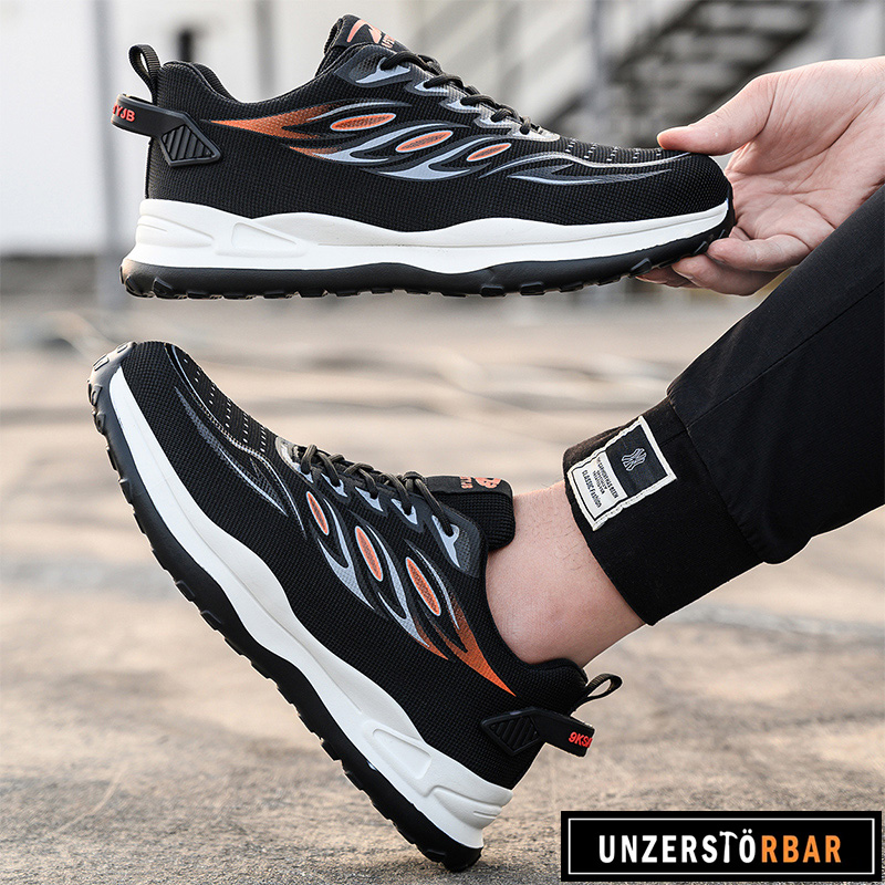 FLIEGE-ORANGE-UNZERSTÖRBAR-Sicherheitsschuhe-Arbeitsschuhe