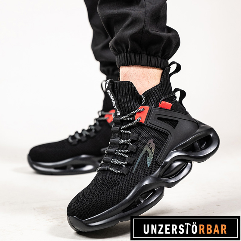 KLASSISCH 1.5-SCHWARZ-UNZERSTÖRBAR-Sicherheitsschuhe-Arbeitsschuhe