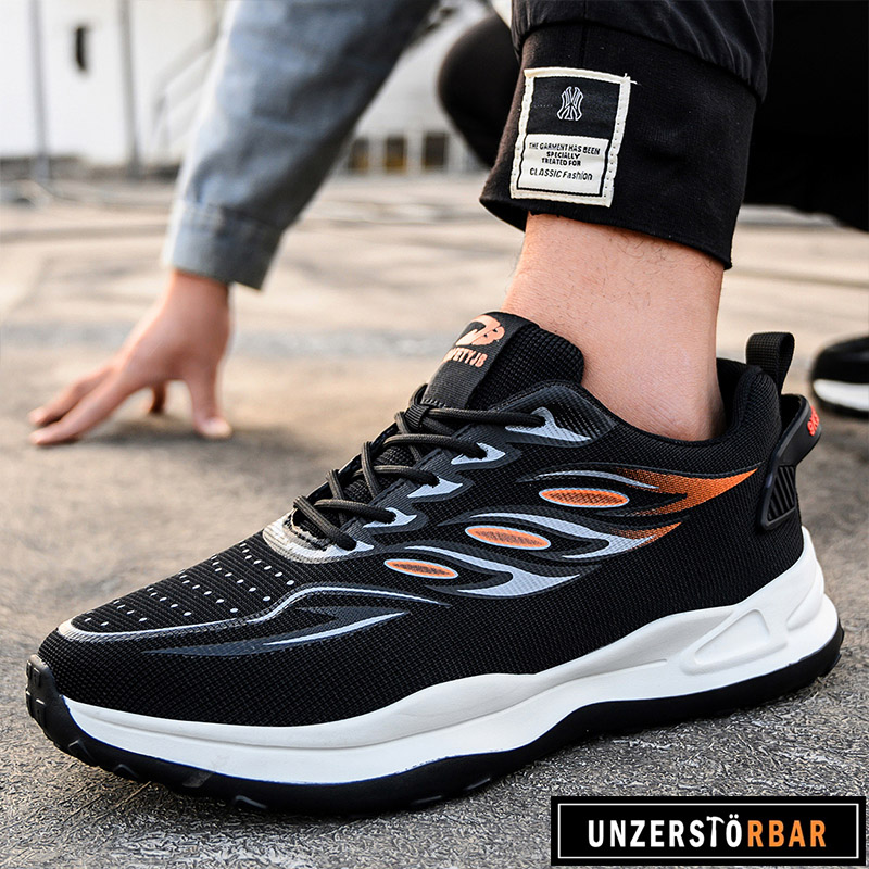 FLIEGE-ORANGE-UNZERSTÖRBAR-Sicherheitsschuhe-Arbeitsschuhe