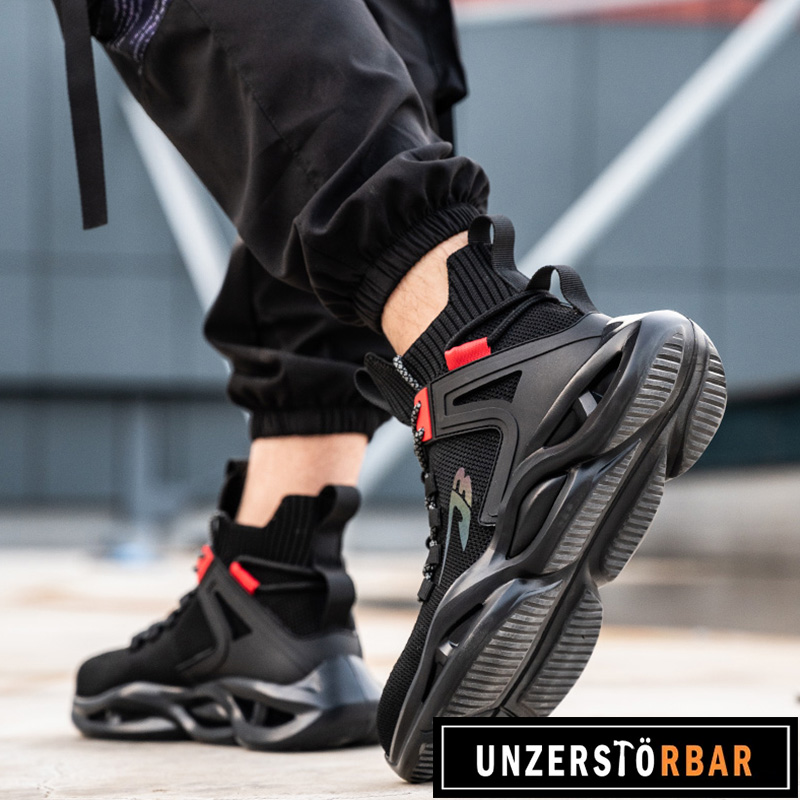 KLASSISCH 1.5-SCHWARZ-UNZERSTÖRBAR-Sicherheitsschuhe-Arbeitsschuhe